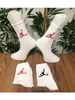 Aygan Store 2 Çift Karakter Desenli Unısex Kolej Çorap
