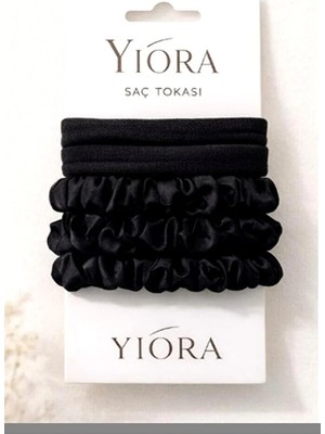 Yiora Lastik Saç Tokası 6lı (Iz Yapmaz/kırmaz)