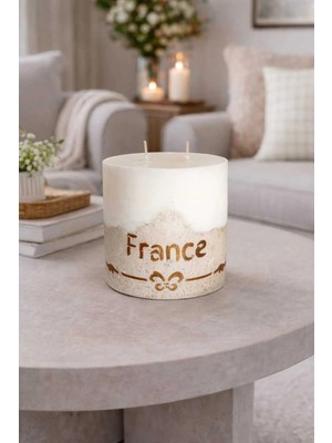 Betonique Stone Beton Kütük Mum 10X11