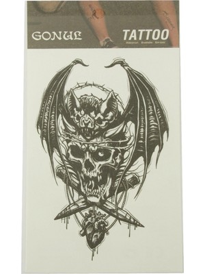 Pileli Store Yarasa Tattoo Dövme Sticker
