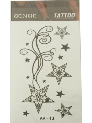 Pileli Store Yıldız Tattoo Dövme Sticker