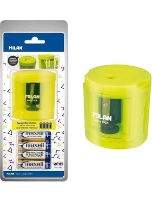 Milan BWM10375 Sarı Elektrikli Kalemtraş Blister