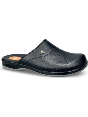 Ceyo 9846 Flex-1 Sabo Anatomik Terlik Siyah Erkek Çocuk İçin Konforlu Günlük Kullanım