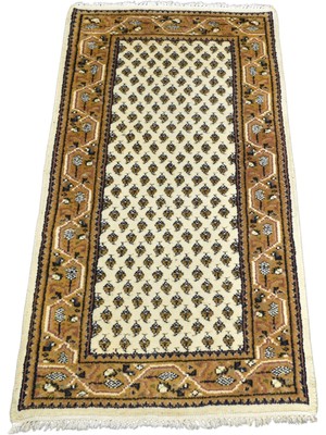 Zehra Abla Halı El Dokuma Benzersiz Bademli Iran Yün Halı 7304