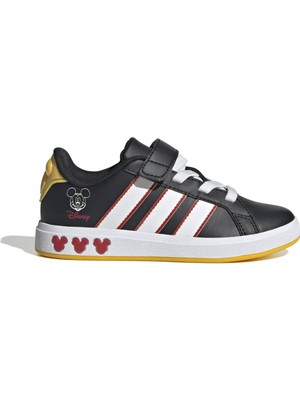 Adidas Grand Court Mickey Çocuk Siyah Sneaker