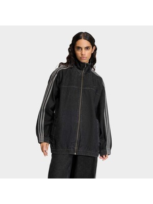 Adidas Firebird Adilenium Kadın Siyah Jean Ceket (KD2926)