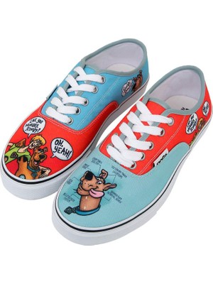 Dogo Kadın Vegan Çok Renkli Sneakers - Warner Bros Hungry Doo Scooby Doo Tasarım