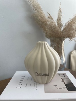 Handanca Bej Rüzgar Vazo / H&m Vazo