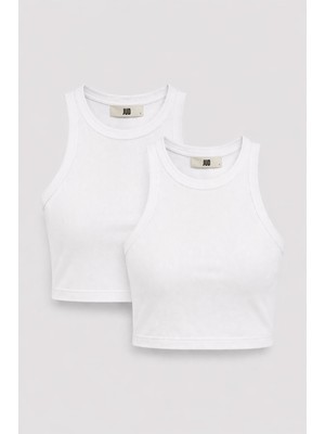 JUST UNIQUE DENIM J.U.D Cultivo 82002-1 2'li Kadın Basic Crop Atlet
