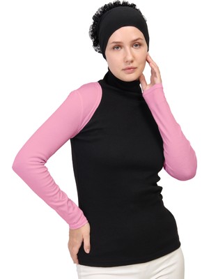 Manolyaşal İslamic Hijab Uzun Kollu Tesettür Bolero