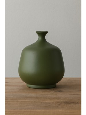 Handanca Yeşil Dekoratif Obje - Ev Aksesuarı 15X11 cm | Modern Şık Taş Ev Dekoru (Vazo Değildir)
