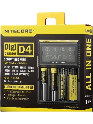 Skygo D4 Digi Charger Li-Ion / Nı-Cd / Nı-Mh / Lifepo4 Dijital Pil Şarj Cihazı