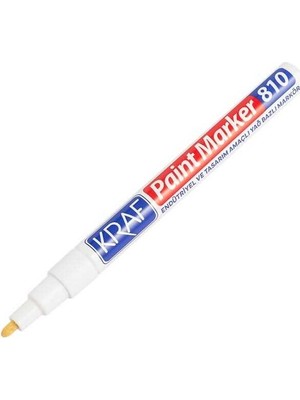 Artline Kraf 810 Beyaz Renk Çok Amaçlı Yağ Bazlı Markör Su Geçirmez 1 Adet Standart Ölçü
