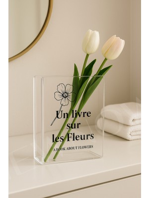 Handanca Mika Kitap Görünümlü Pinterest Vazo Dekor Su Sızdırmaz