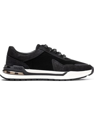 Erkek Sneaker OG-9800 John May 921-771-1061 Siyah Havlu Nubuk