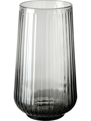 Handanca Gradvıs Cam Vazo, Gri, 19 cm