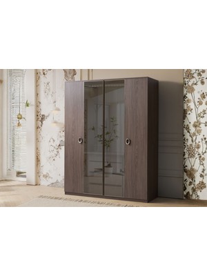 Doressa Nora 4 Kapılı Gardırop