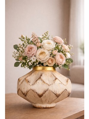 Handanca Dekoratif Seramik Vazo El Yapımı Modern Ev Dekoru – Etrua