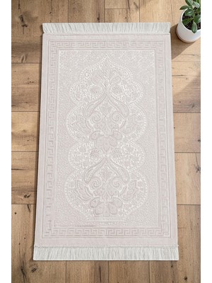 İhvan Online Kadife Seccade Inci Velvet Pearl - Krem