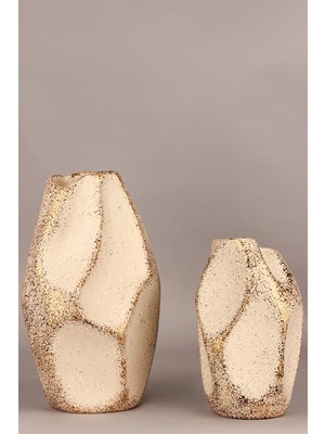 Handanca Lutharnia Handmade Dekoratif 2'li Set Vazo