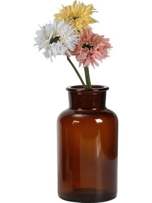 Handanca Amber Yazısız Cam Vazo - 500 ml