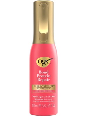 Ogx Bond Protein Repair Onarıcı Isı Koruyucu Sprey 193 ml Paraben İçermez Hafif Yapı