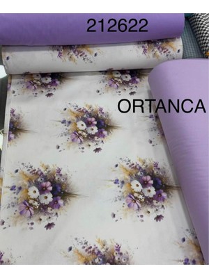 Başcılar 240 cm En Dijital Baskı Nevresimlik Kumaş Seti (Desenli + Düz Kombin)