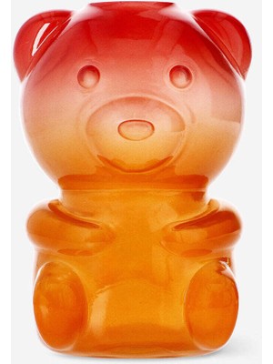 Handanca Turuncu Ayıcık Şeklinde Cam Vazo