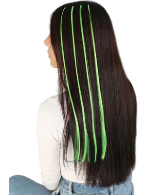 Colezium Fiber Sen Boncuk Kaynaklık Renkli  / Neon Yeşil / 100 Adet