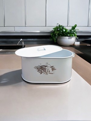 Handanca Italyan Tarzı Metal Ekmeklik