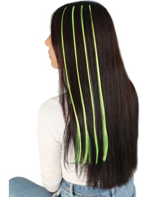 Colezium Fiber Sen Boncuk Kaynaklık Renkli  / Neon Sarı / 100 Adet