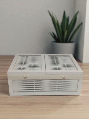 Handanca Ahşap Ekmek Sepeti , Patates Soğan Sepeti 2 Kapaklı