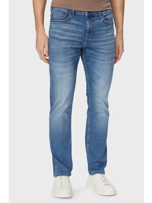 Boss Pamuklu Slim Fit Normal Bel Dar Paça Jeans Erkek Kot Pantolon 50556882 422