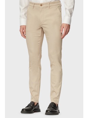 Boss Pamuklu Slim Fit Normal Bel Dar Paça Pantolon Erkek Pantolon 50553841 286