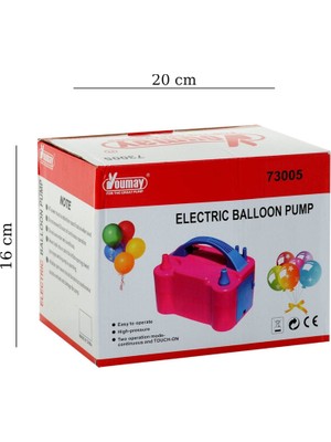Keskin Sound Elektrikli Balon Pompası Çift Ağızlı