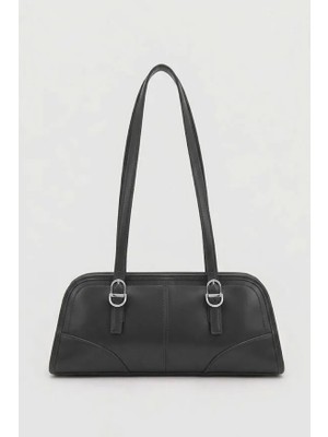 Shule Bags Vanity Baget Çanta Siyah