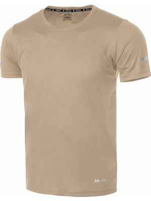 Genius Store Erkek Nem Emici Hızlı Kuruma Atletik Teknik Performans Spor T-Shirt Drıfıt-Kısakol
