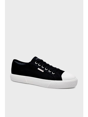 Calvin Klein Logolu Sneaker Ayakkabı HM0HM02121BEH Erkek Ayakkabı HM0HM02121 Beh