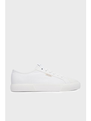 Calvin Klein Logolu Sneaker Ayakkabı HM0HM021210K4 Erkek Ayakkabı HM0HM02121 0k4