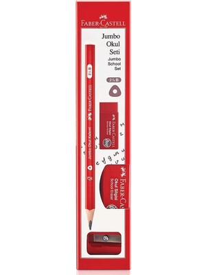 Faber-Castell Kurşun Kalem Jumbo Okul Kalemi Seti