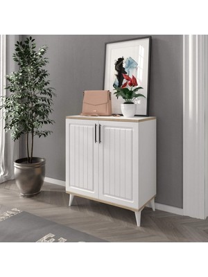 Handanca Latte 4 Bölmeli Ayakkabılık %100 Mdf