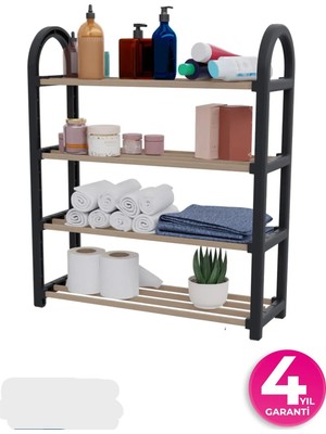 Handanca 4 Katlı Ahşap Ayakkabılık