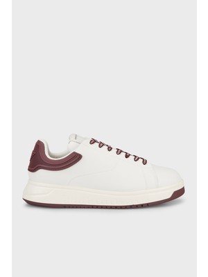 Emporio Armani Hakiki Deri Logolu Ayakkabı Erkek Ayakkabı EM003663 AF18212 M0363