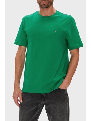 Tommy Hilfiger % 100 Pamuk Regular Fit Bisiklet Yaka T Shirt Erkek T Shirt MW0MW39995 L4F