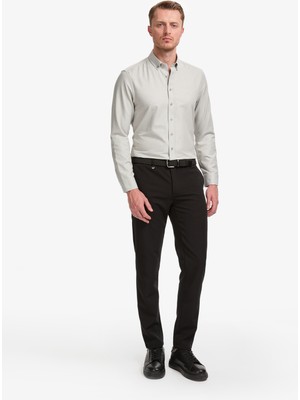 Pierre Cardin Erkek Siyah Ex. Slim Fit Kumaş Pantolon 50319594-VR046