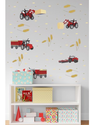 Esa Kids Odanda Çiftlik Macerası Başlasın! Traktör ve Çiftlik Temalı Renkli Duvar Stickerı