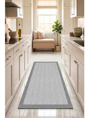 Dekomod Dijital Baskı Dört Mevsim Kaymaz Taban Yıkanabilir Kesme Koridor Mutfak Oda Yolluk Halı