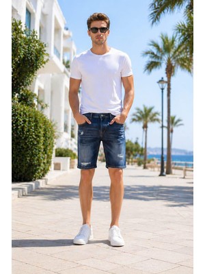 Alexandergardı Regular Fit Jean Şort