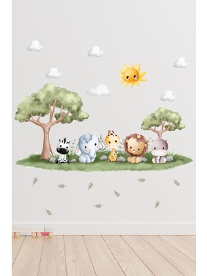 Esa Kids Odanızda Doğanın Büyüsü! Esatoys Sevimli Orman Dostları Duvar Sticker Seti