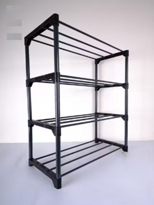 Handanca Çok Amaçlı Raf 4 Katlı Metal Ayakkabılık